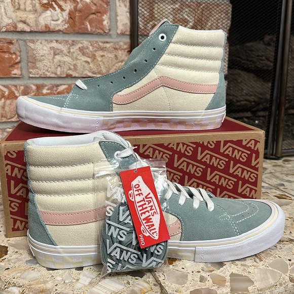 Vans Shoes Vans Skate Hi Pro Washout Blue Antique Poshmark